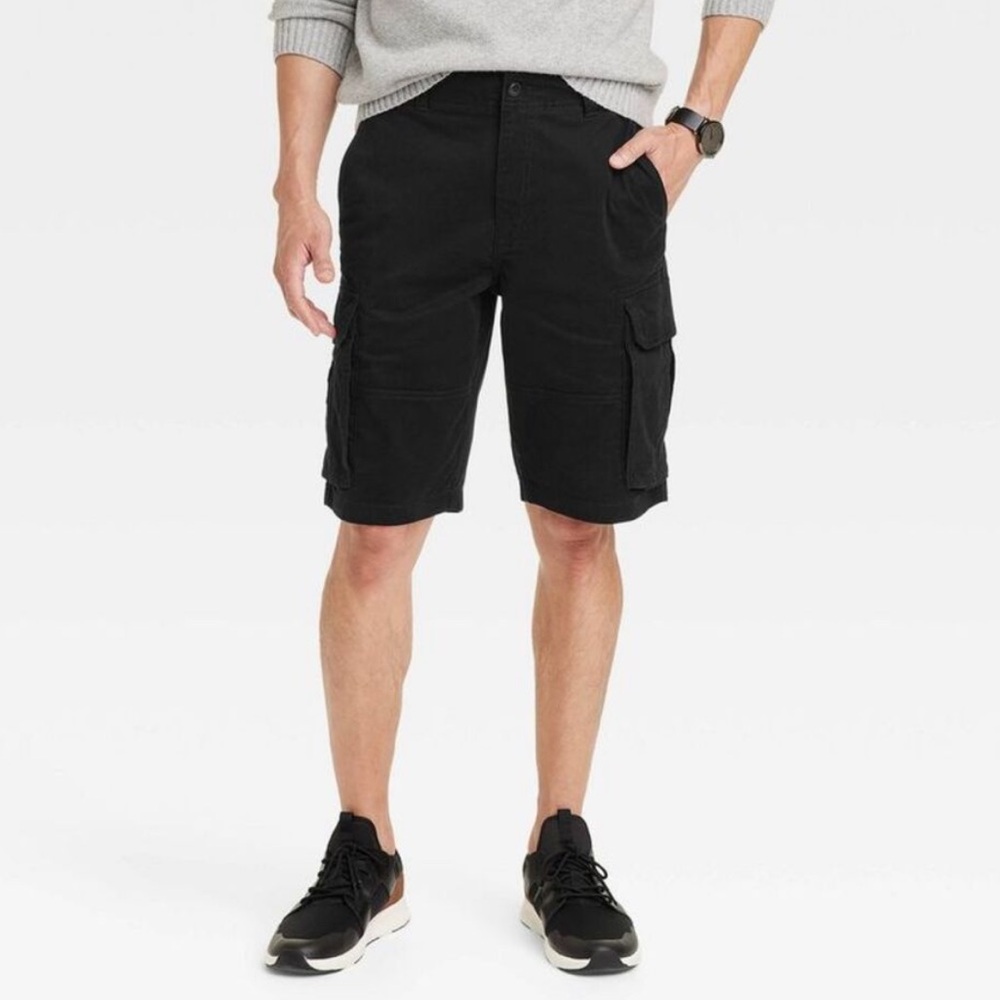 Goodfellow & Co Black 11" Cargo Shorts